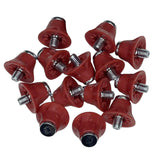 Maxbell 14Pcs Track Shoes Accessories 13mm Football Boot Studs for Athletic Sneakers Red