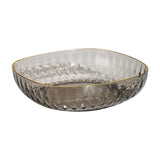 Maxbell Large Capacity Food Storage Tray Fruit Bowl for Hotel Restaurant Wedding Grey