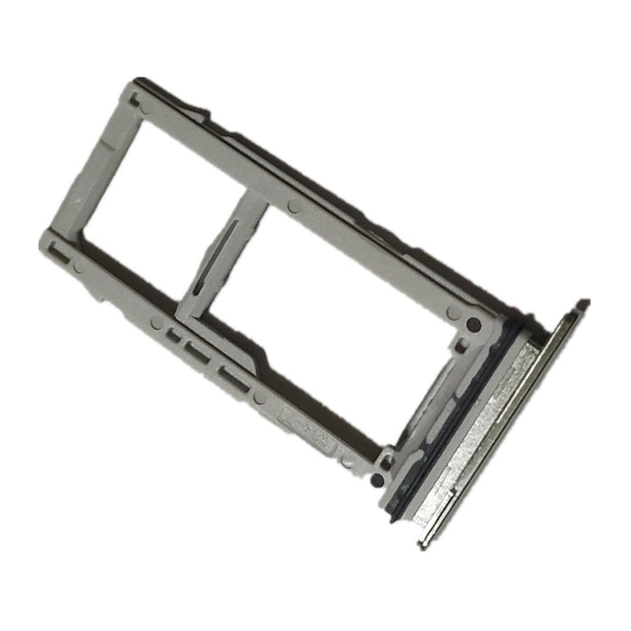 Maxbell Dual Sim Card Holder Slot Tray For Samsung Galaxy S10 S10+ G9730 Silver