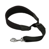 Maxbell Adjustable Saxophone Sax Stretch Silicone Padded Neck Strap with Hook Black