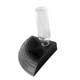 Maxbell Turtle Foods Feeding Water Bowl Reptiles Feeders Waterer for Gecko  M Black