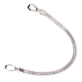 Maxbell Metal Bags Strap Replacement Purse Straps Messenger Shoulder Bag Wallet Argent 0.32 Meter