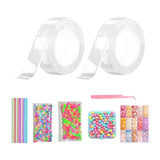 Maxbell Blow Bubbles Double Sided Tape Removable Mounting Tape Transparent Nano Tape Style B