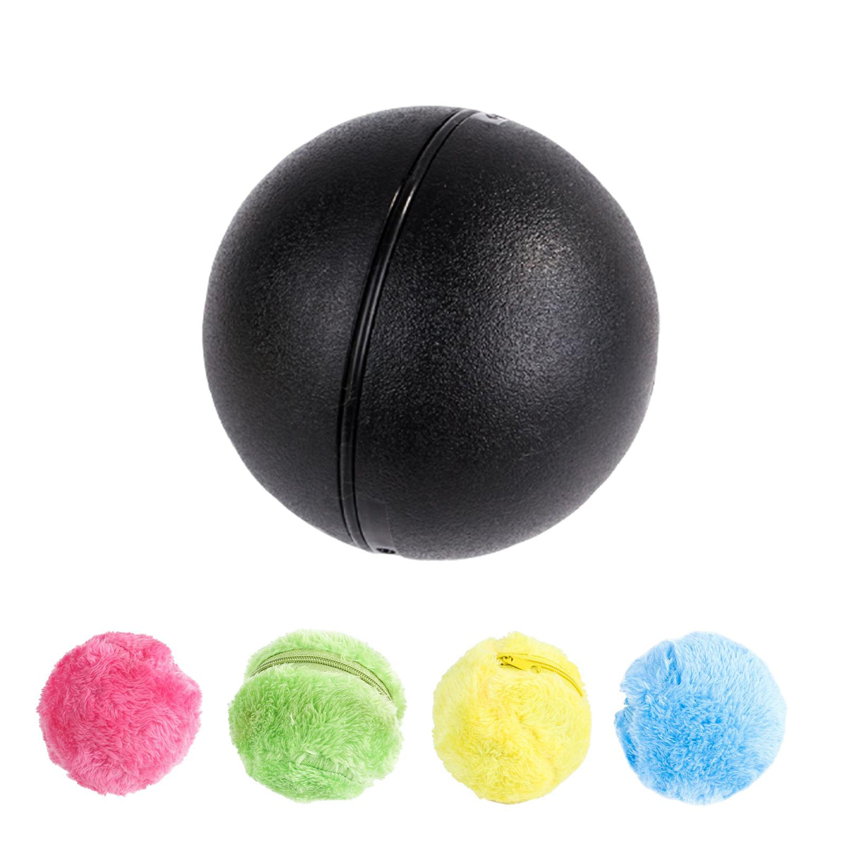 Maxbell Rolling Ball Dogs Toy Electronic Ball Toy for Floor Durable with Covers