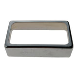 Max 1pc Mini Brass Humbucker Pickup Cover Open Hole for LP Guitar Durable Chrome