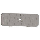 Maxbell Reusable Sink Faucet Mat Sink Splash Guard for Kitchen Countertop Home Gray
