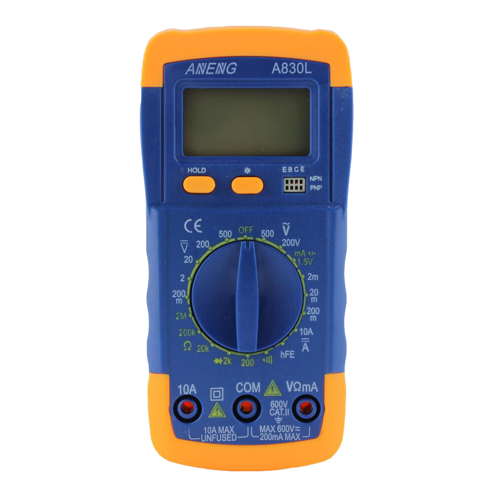 Maxbell A830L LCD Digital Clamp Meter Multimeter Voltmet Voltage Tester Utility