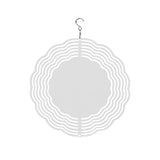 Maxbell Heat Sublimation Wind Chimes Blank, Metal Crafts Hollow Out Wind Turntable Round