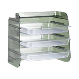 Maxbell Multi Layer Kitchen Storage Rack Vegetables Preparation Shelf for Party Green