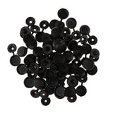 Maxbell Screw Cover Cap Hole Plug Furniture Hinge Hole Cap  100PCS Black