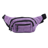 Maxbell Fanny Pack Hip Bag Chest Bag Running Waist Pack for Hiking Outdoor Workout Purple