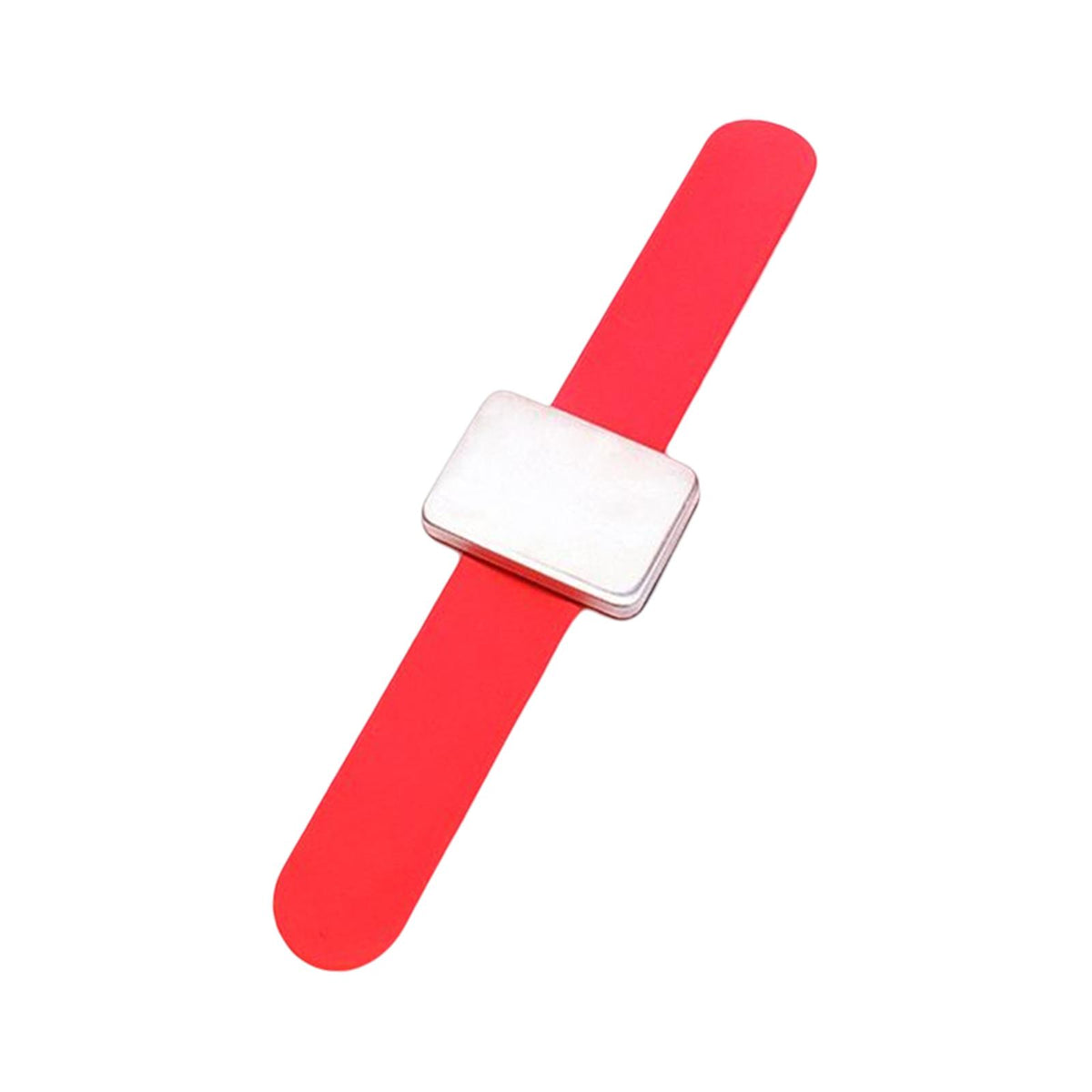 Maxbell Silicone Wrist Strap Bracelet Convenient Hair Clip Holder Professional Red