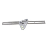 Max Triangle Level Ruler Stainless Steel Angle Ruler Protractor Angle Finder