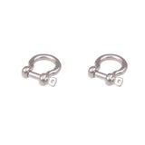 Max Silver horseshoe Shape Stainless steel buckle for Luggage Bag Chain  8mm