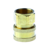 Maxbell M22x 1.5mm Female Socket Brass Pressure Washer Quick Connect Fitting