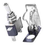 Max Rocker Toggle Switch Truck Illuminated Switch w/ Cover 12V20A Waterproof white
