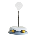 Maxbell Cats Leaking Food Toy with Ball Track Food Dispensing for Puppy Self Playing Blue