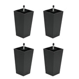 Maxbell 4x Bed Riser Table Lifts Furniture Square Feet Plinth Floor Protector 11.5cm