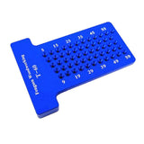 Max Woodworking Scriber T-type Ruler Hole Carpenter Marking Tool T60 Blue