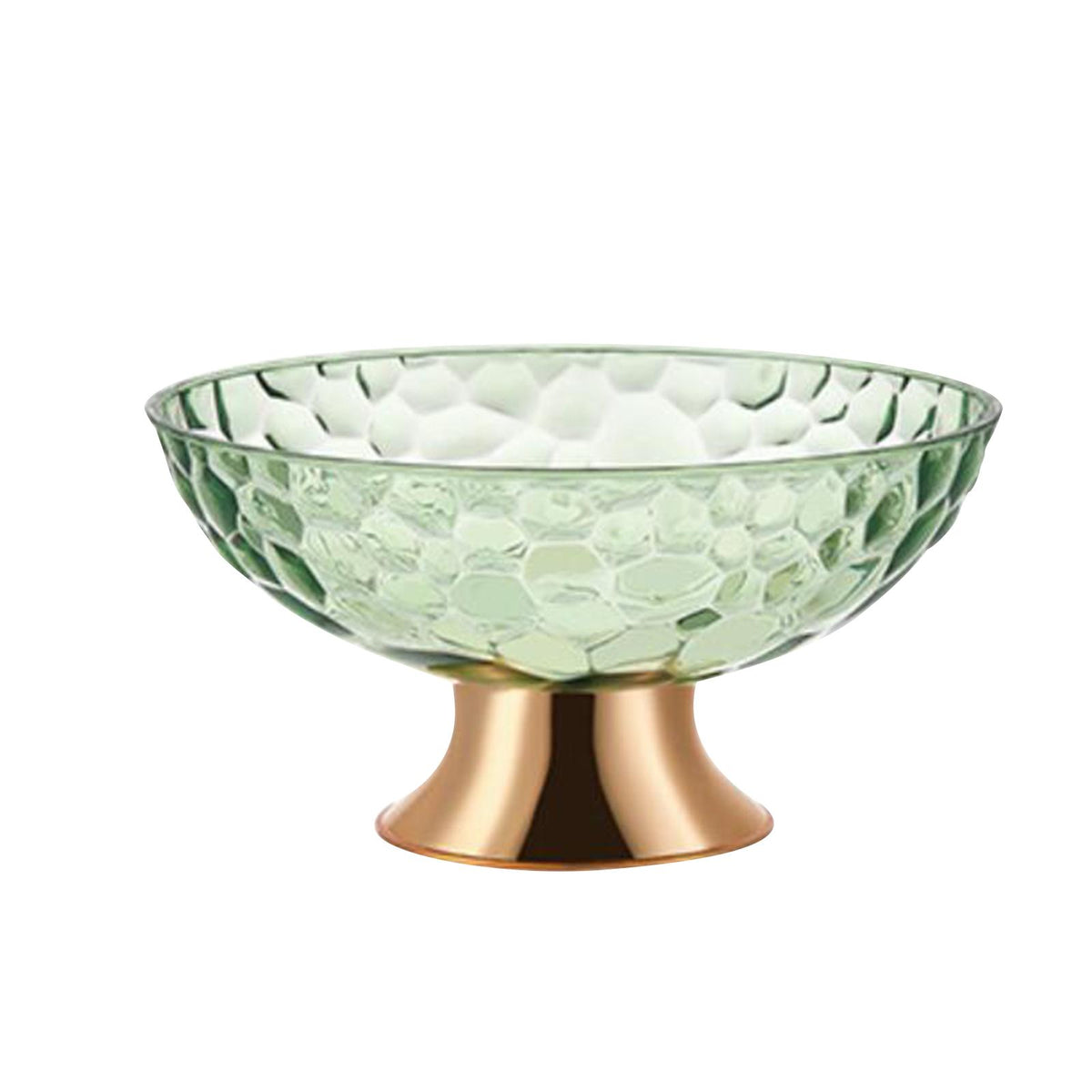 Maxbell Dessert Serving Bowl Tray Snacks Fruit Basket Bowl for Breads Snacks Home Green