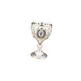 Maxbell 30ml Mini Goblet Vintage Metal Wine Cup Reusable Shatterproof Medieval Style Style A