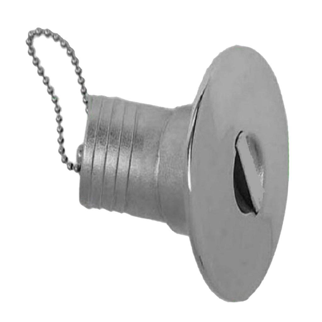 Max Maxb GAS Hose Deck Fill Filler Keyless Cap for 50mm Boat Filler stainless steel
