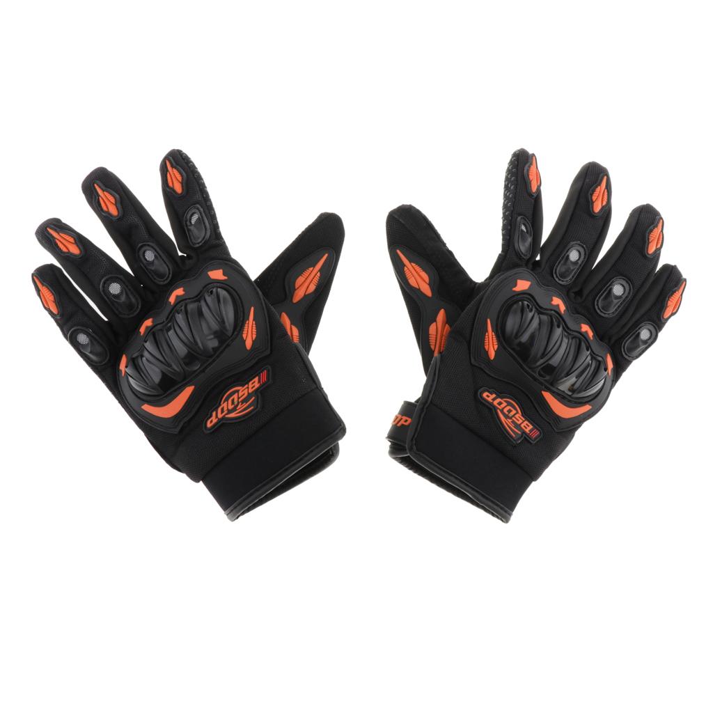 Maxbell Motorcycle Glove Waterproof Motorbike Warm Thermal Winter Quality Orange M