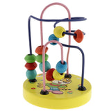 Maxbell Bead Maze Roller Coaster Wooden Educational Circle Toy for Toddler  Tiger