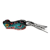 Maxbell Topwater Frog Fishing Lure Soft Artificial Crankbaits Hook Baits Black