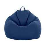 Max Large Audlt Teen Size Bean Bag Chair Cover Bedding Toy Storage Deep Blue - Aladdin Shoppers