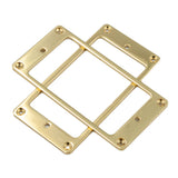 Max Maxb 2x Metal Humbucker Pickup Frame Mounting Ring for LP Electric Guitar Golden