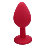 Maxbell Silicone Anal Butt Backcourt Plug Sex Stopper Adult Sex Toys for Men/Women Red M