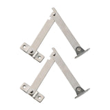 Maxbell 2 Pieces Lid Support Hinges Cabinet Cupboard Door Folding Hinge for Gift Box M