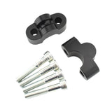 Maxbell 2 Pieces Motorcycle Handlebar Riser Clamp for Honda CB1100 RS CB1100 EX Black