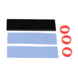 Max Maxb Heat Sink Dissipation Aluminum Cooling Fin for M.2 NGFF NVMe 2280 SSD Black