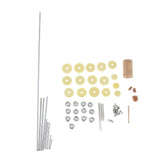 Max Maxb Flute Repair Tool Kit Flute Shaft Bar Rollers Screws Glues Cork Pad