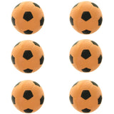 Maxbell 6 Pieces 2.4'' Mini EVA Football Sports Balls Kids Indoor Outdoor Toy Orange