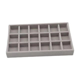 Maxbell Jewelry Earring Organizer Display Tray Grey Size 21x12.3x2.5cm Style A