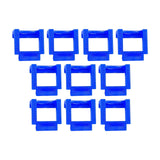Maxbell 10 Pieces Pci-E Riser Card Retainer Computer Components PCIe Fixing Buckle Navy Blue
