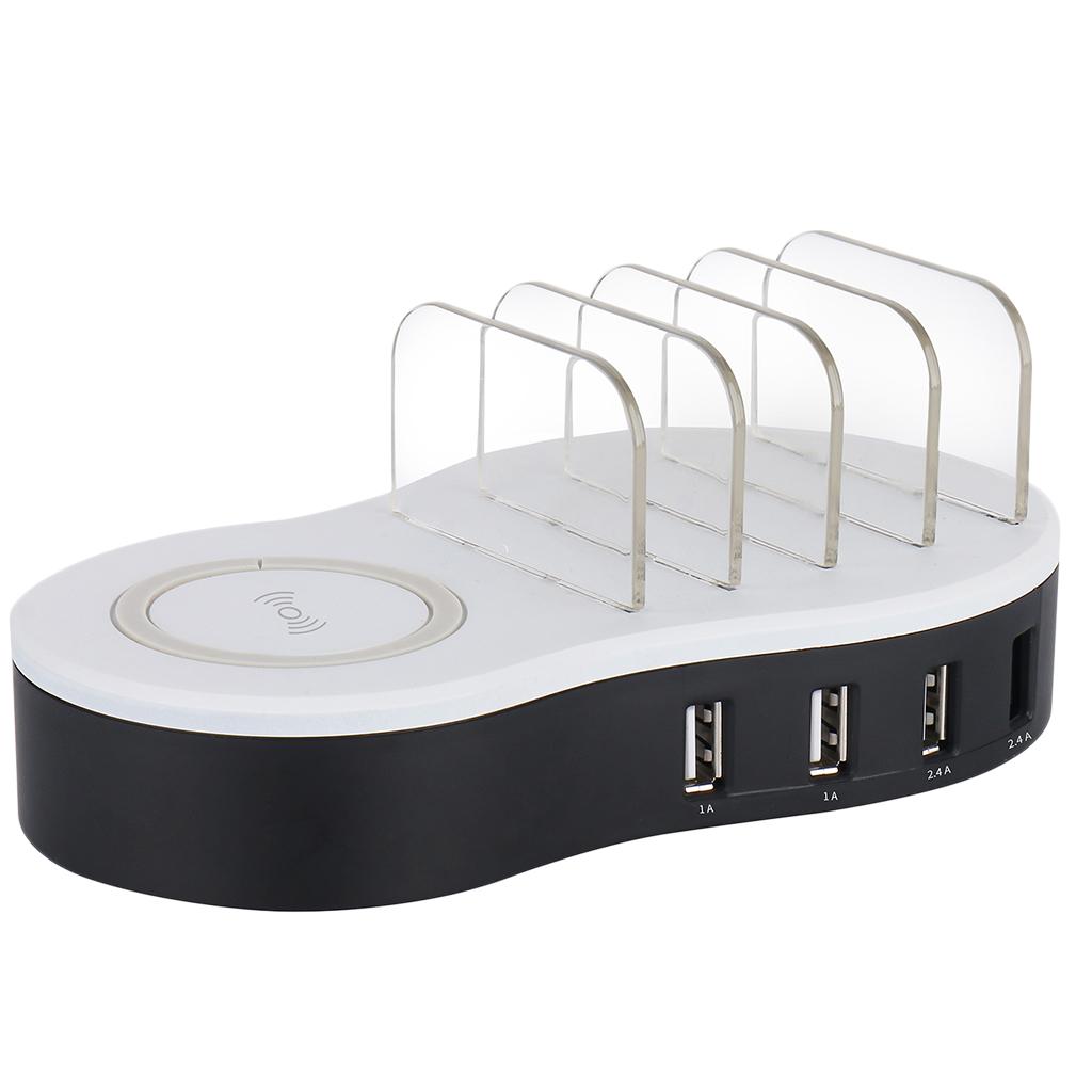 Maxbell 4-Port USB Charger Power Adapter Station Charging Dock Stand for iPhone UK