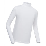 Maxbell Golf Men Ice Silk Shirt Golf Bottoming Shirts Sunscreen Tops for Golfing White L