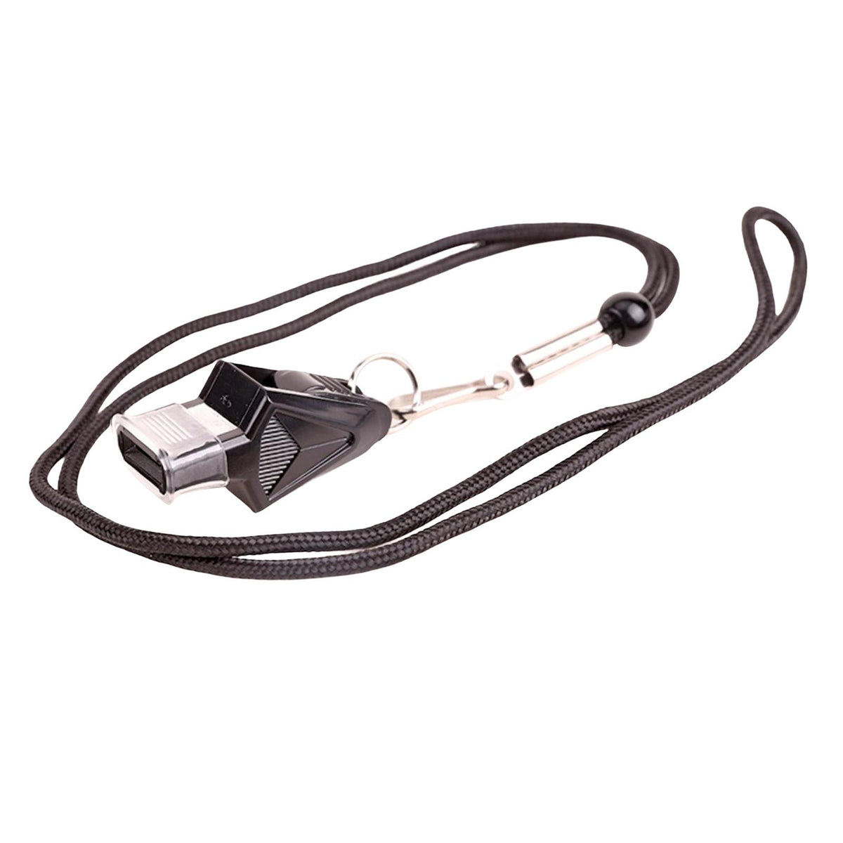 Maxbell Sports Whistles with Lanyard Referee Whistle for Survival Outdoor Black