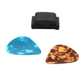 Max Maxb 2pcs Plastic Guitar Pick Plectrum Hearted Shape with Silicone Pick Holder