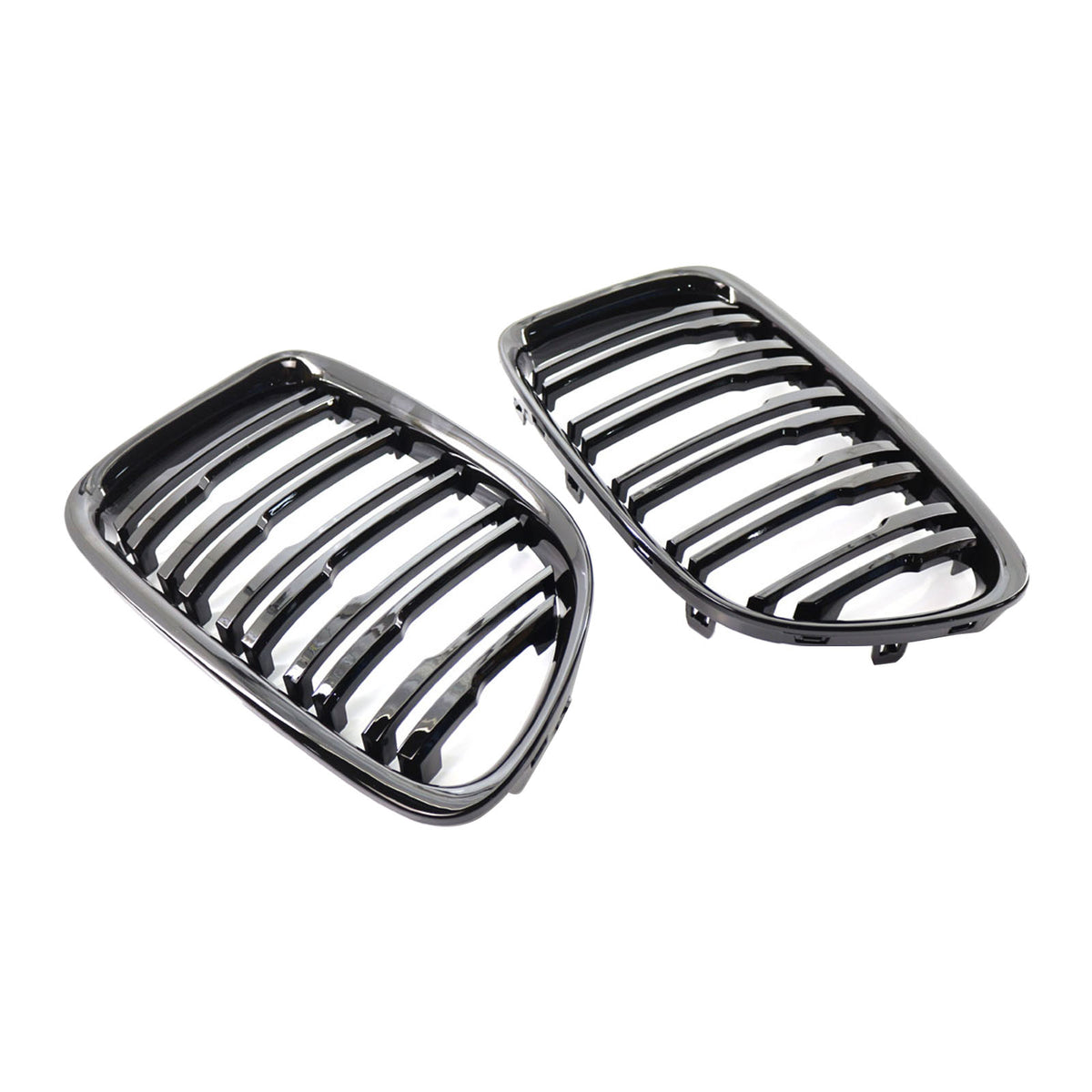 Maxbell 2x Front Grille Grill for BMW X1 E84 11-16 51117347669 Double Line Parts