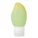 Max Silicone Squeezable Empty Lotion Shampoo Makeup Bottle 48ml Gradient Green