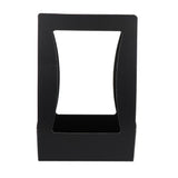 Max Paper Handheld Fresh Flowers Basket Gift Wrap Bags Boxes with Handle Black