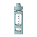 Maxbell Leakproof Water Bottle with Straw 700ml Reusable Anti Slip for Home Office green