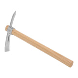 Maxbell Ice Axe Garden Pickaxe Wood Handle Pick Mattock Hoe for Digging Soil
