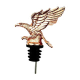 Maxbell Eagle Shape Wine Pourer Red Wine Pourer Spout Zinc Alloy for Household Home Rose Aureate