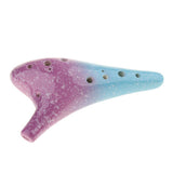 Max Maxb Handcrafted 12 Holes Ceramic AC Ocarina Wind Instrument A